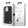 BMW BMHCP15XSILBK iPhone 15 Pro Max 6.7 czarny/black Silicone Metal Logo